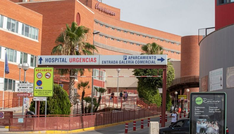 Hospital en el que atendieron a Valverde de sus magulladuras tras ser atropellado.
