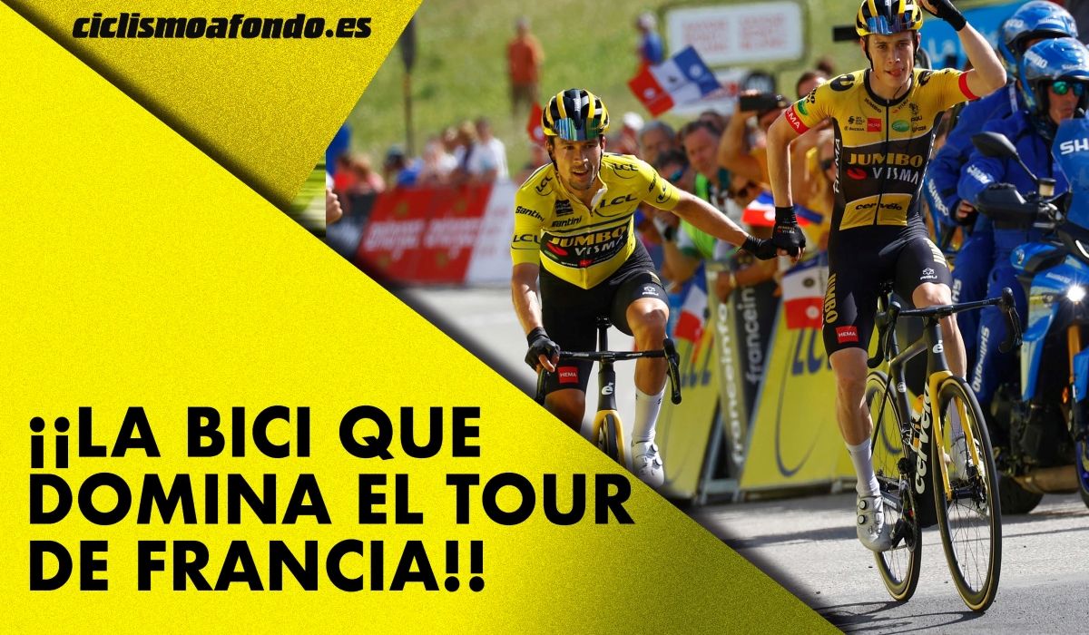 Analizamos la bicicleta con la que Vingegaard es líder del Tour de Francia.