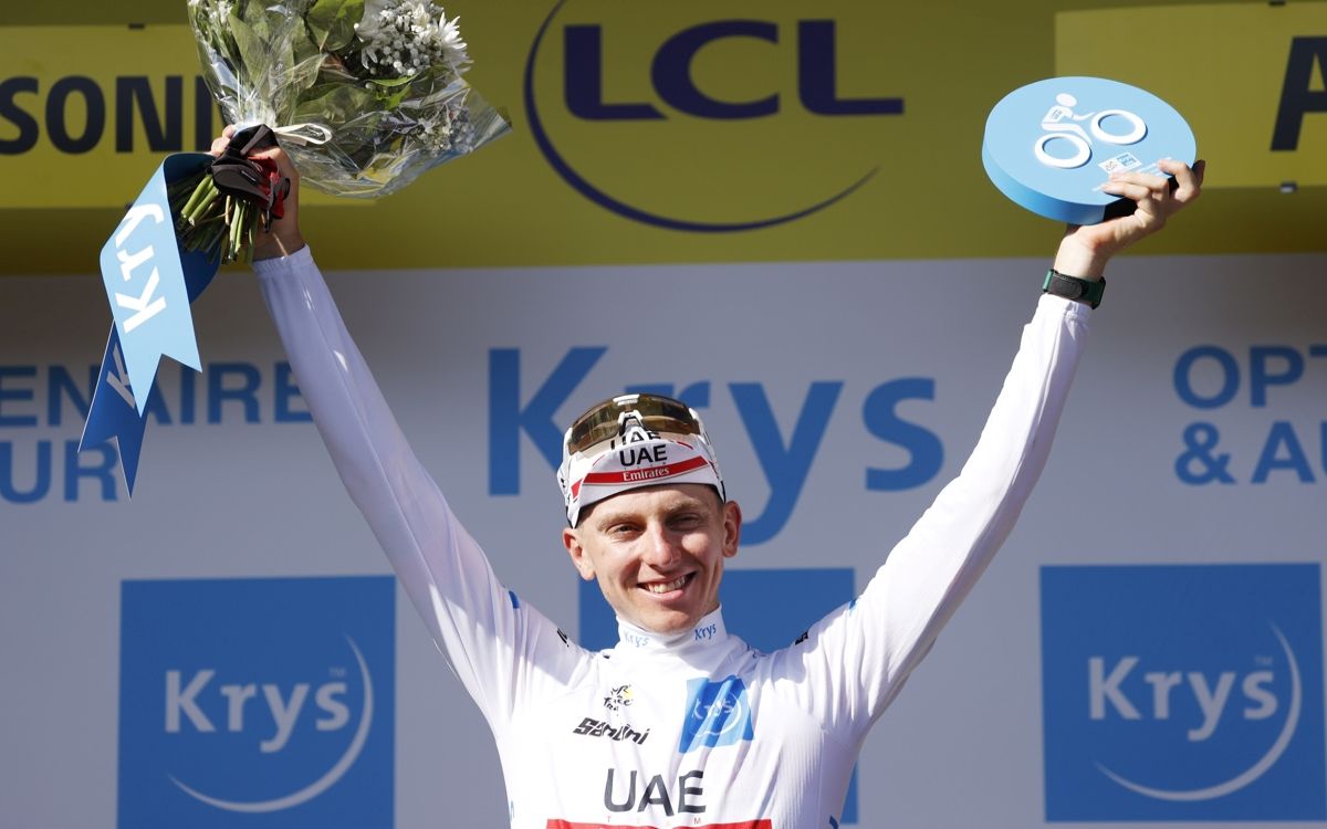 Tadej Pogacar afrontará la última semana del Tour en la segunda posición de la CG.