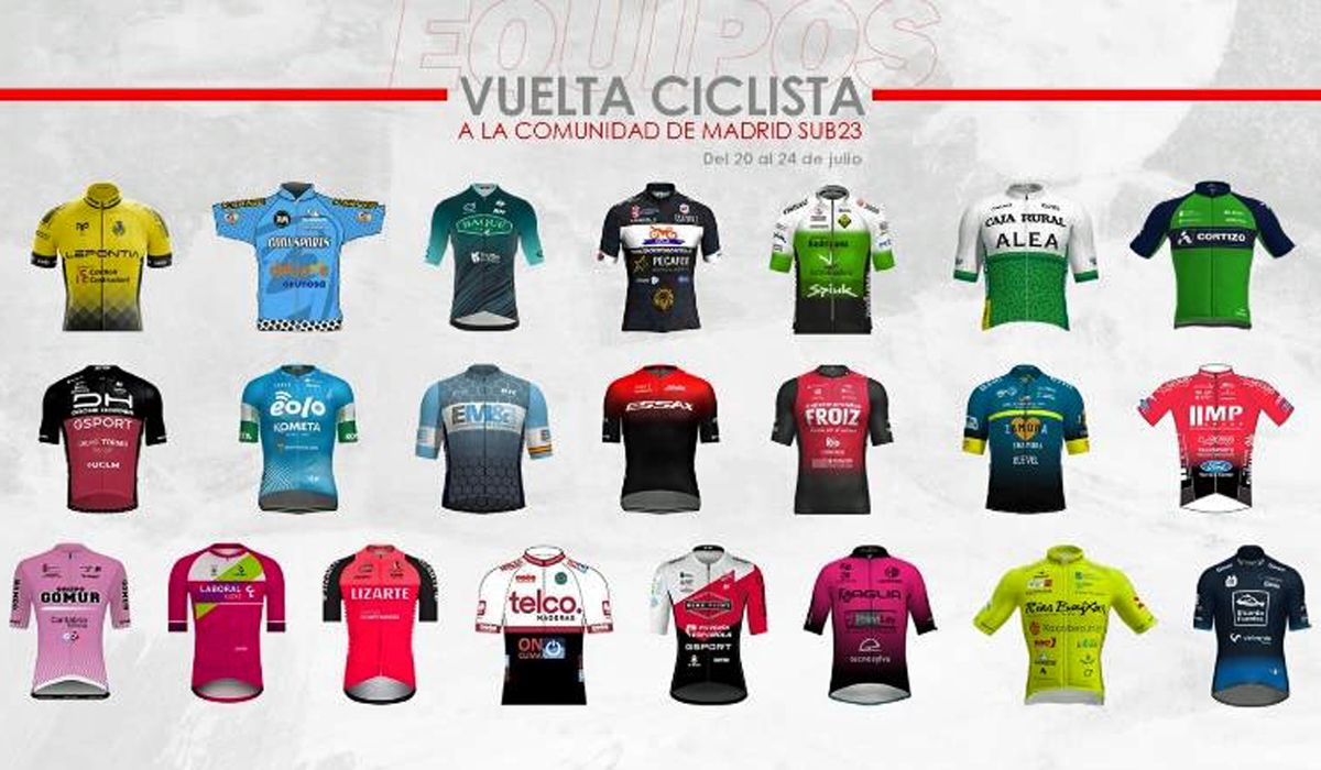 22 equipos afrontan desde este miércoles la Vuelta a Madrid sub 23 2022