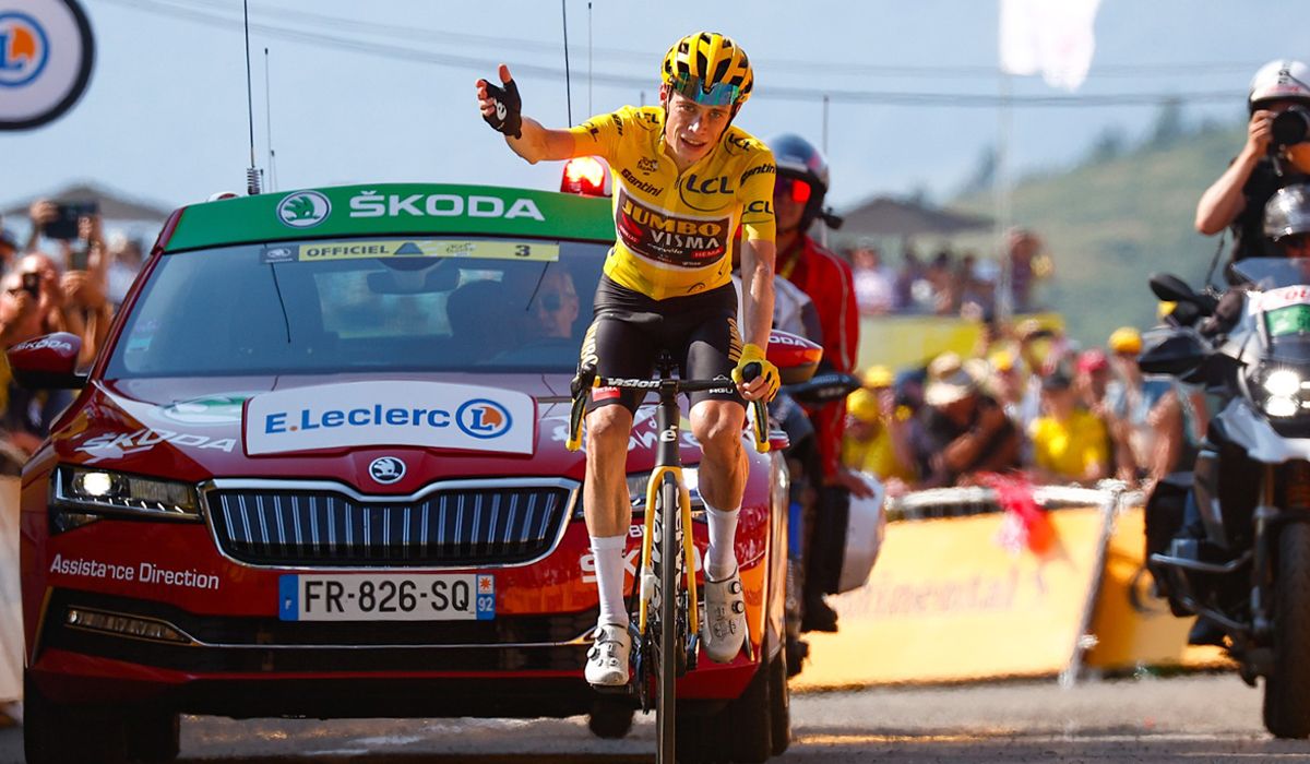 Vingegaard remata el Tour ganando en solitario en Hautacam. Foto Sprint Cycling Agency