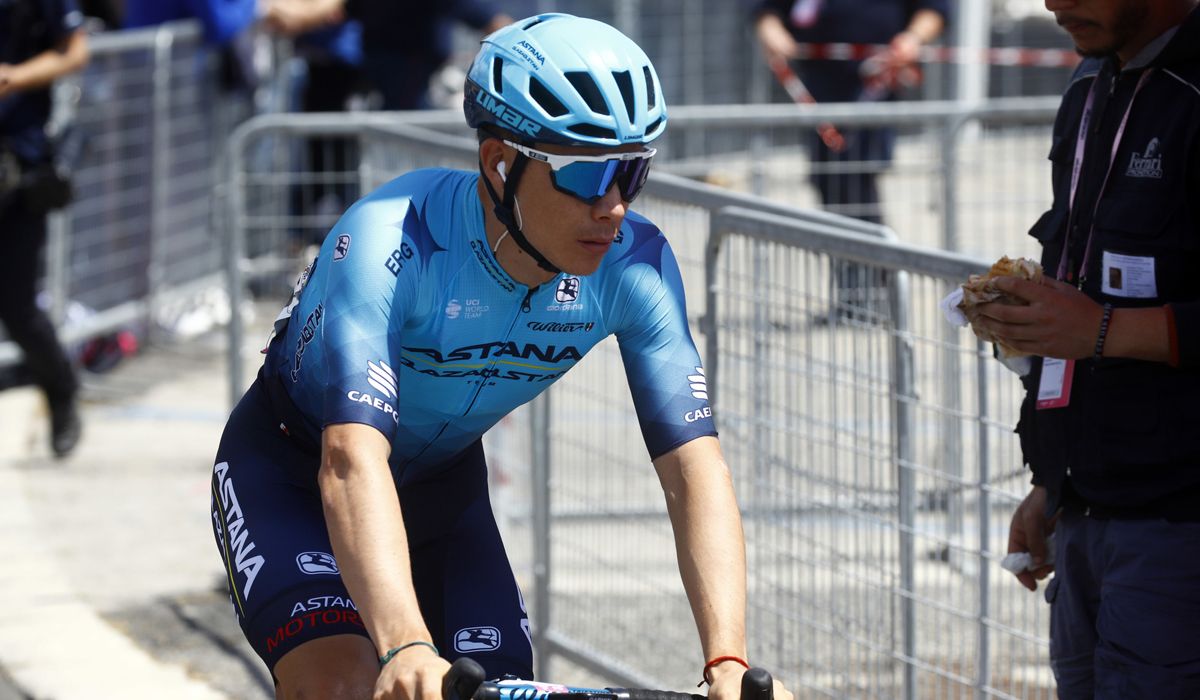 Miguel Ángel López en una imagen del pasado Giro de Italia