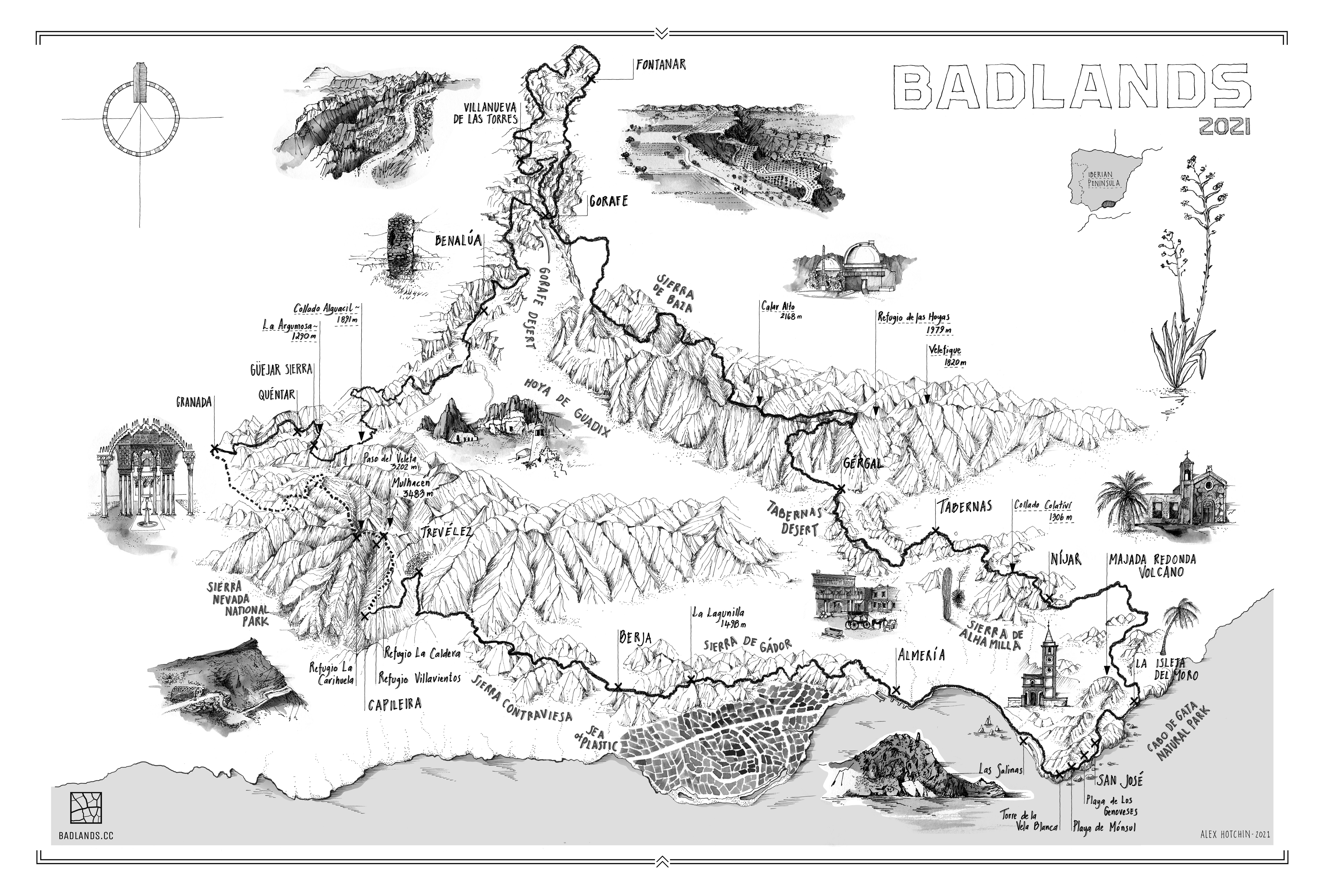 BADLANDS 2021 MAP