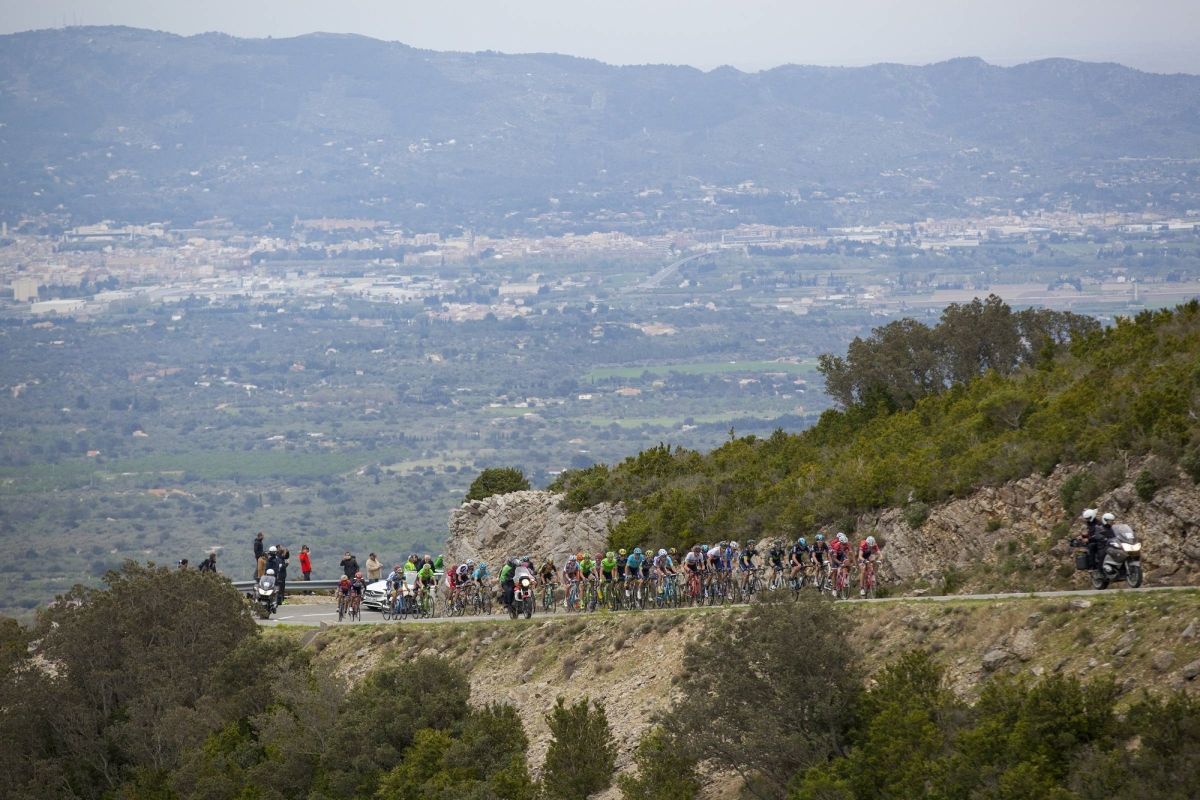 Ascenso a Lo Porto, en 2017, el último que se ha realizado en La Volta a Catalunya.