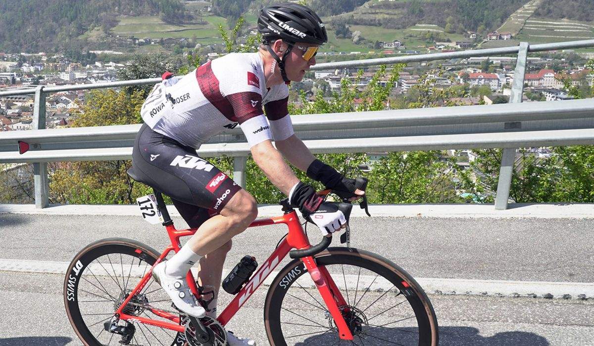 Felix Engelhardt en una imagen del pasado Tour de los Alpes