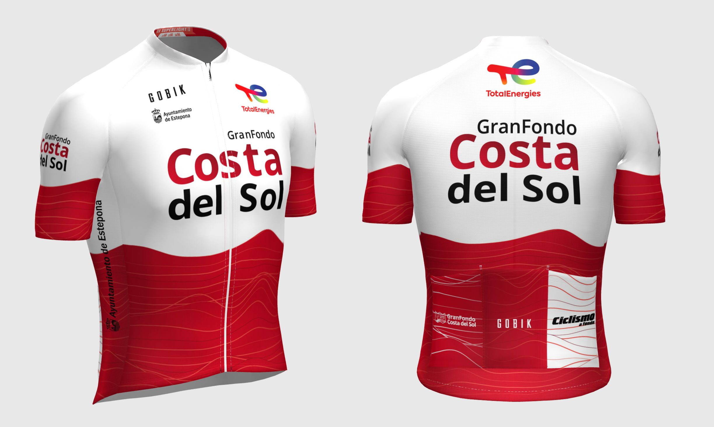 Maillot oficial de la Total Energies Gran Fondo Costa del Sol 2022 Maillot oficial de la Total Energies Gran Fondo Costa del Sol 2022