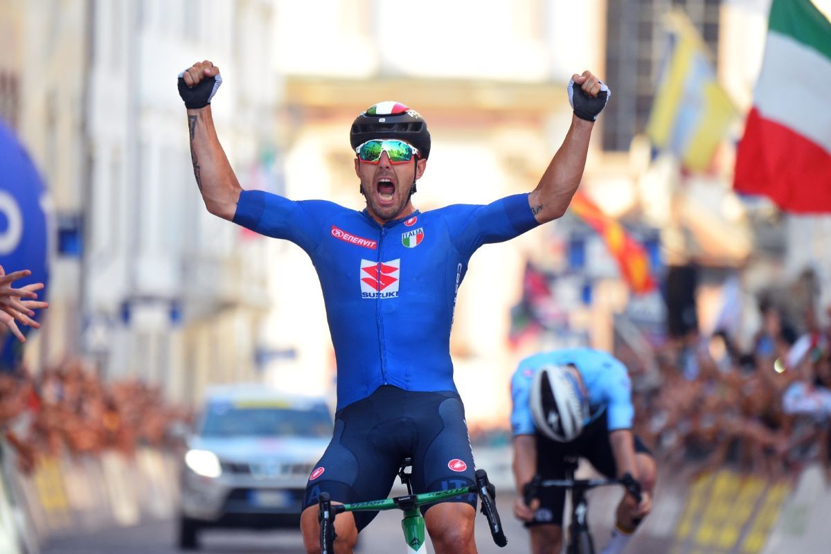 Colbrelli batió en Trento a Evenepoel en la edición del año pasado.