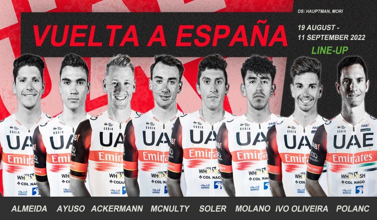 'Ocho' del UAE Team Emirates para La Vuelta.