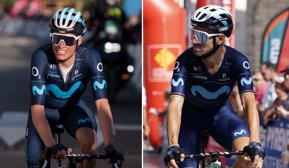 Enric Mas y Alejandro Valverde, al frente del Movistar Team en La Vuelta