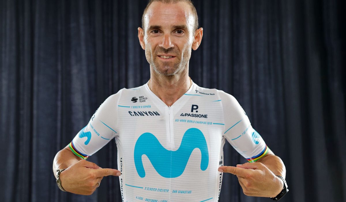 Movistar Team cambia de maillot para La Vuelta como homenaje a Alejandro Valverde