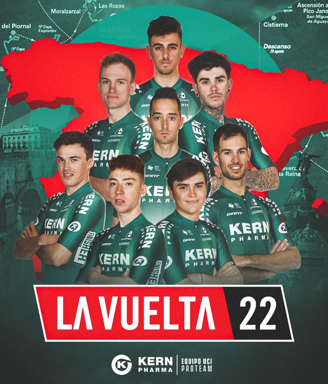 Equipo Kern Pharma para La Vuelta Equipo Kern Pharma para La Vuelta