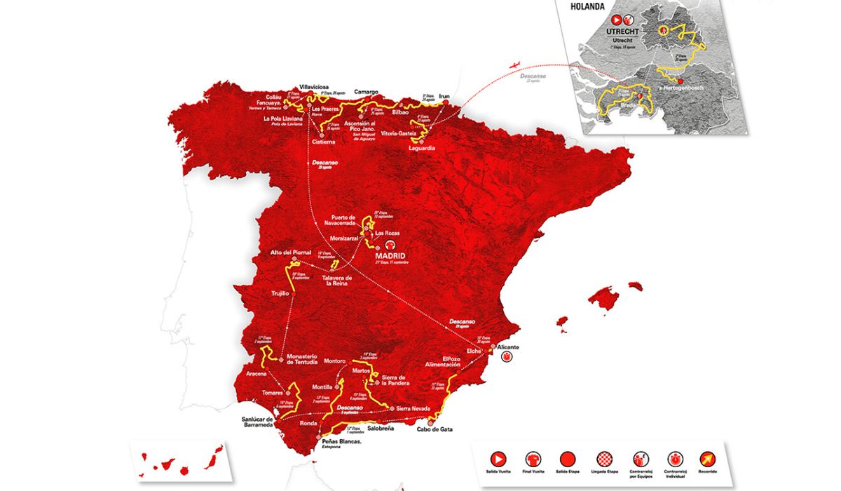 Recorrido de La Vuelta 2022