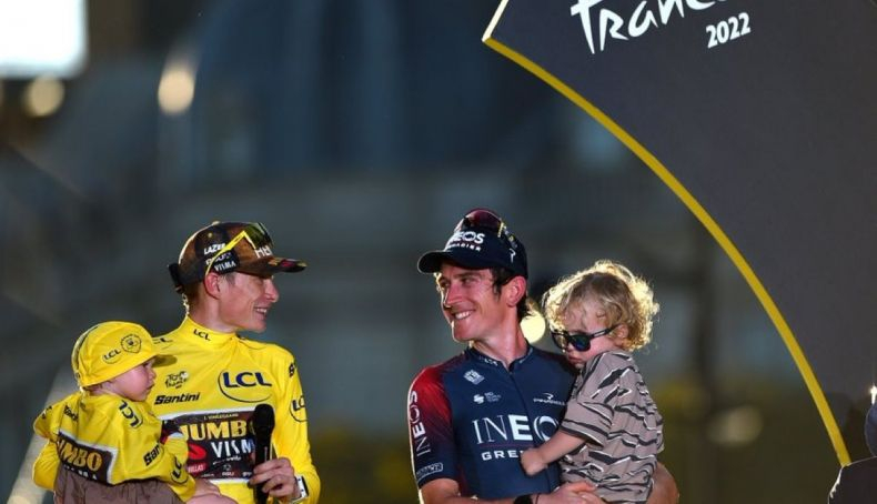 Vingegaard y Thomas en el Tour. Vingegaard y Thomas en el Tour.