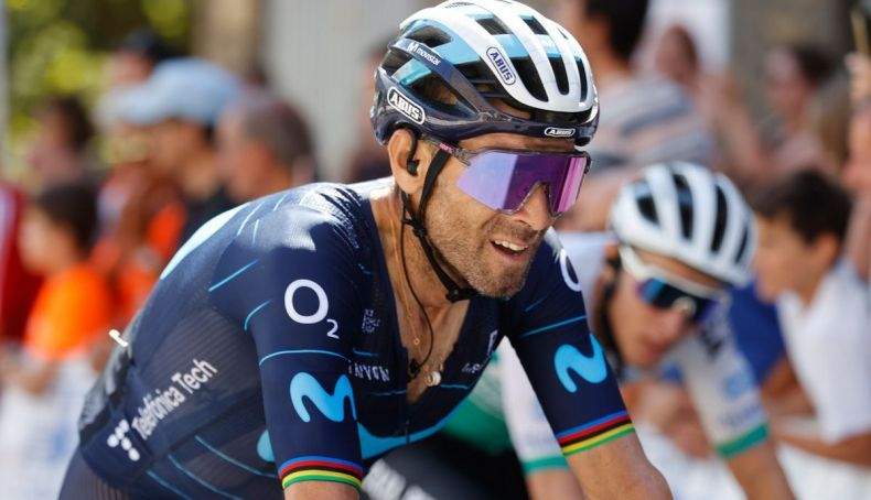 Alejandro Valverde, en una imagen de esta temporada