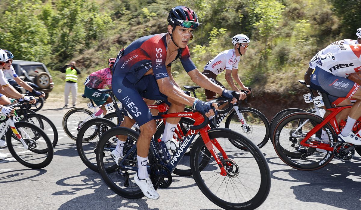 Andrey Amador en una imagen de la pasada Vuelta a Burgos