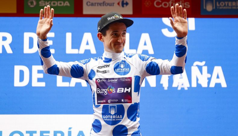 Victor Langellotti, líder de la montaña de La Vuelta Victor Langellotti, líder de la montaña de La Vuelta