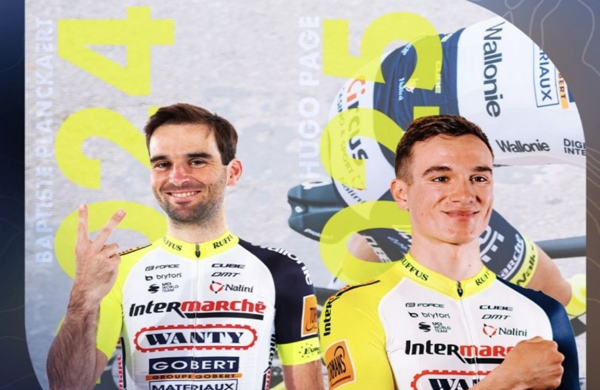Anuncio de renovación de Hugo Page y de Baptiste Planckaert. 