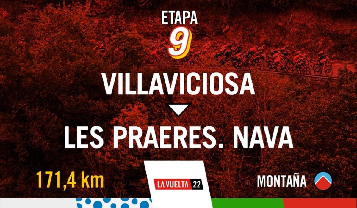 Imagen de presentación de la 9ª etapa de La Vuelta.
