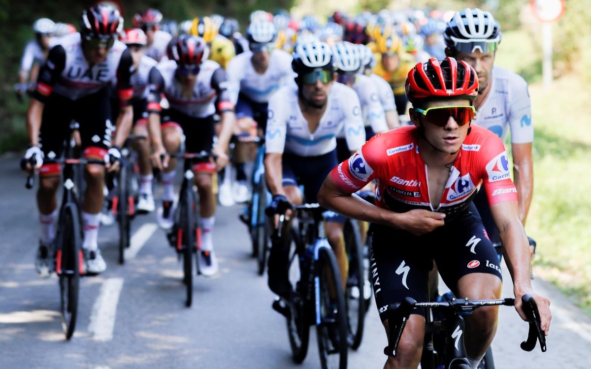 Remco Evenepoel durante la 9ª etapa de La Vuelta a España. 