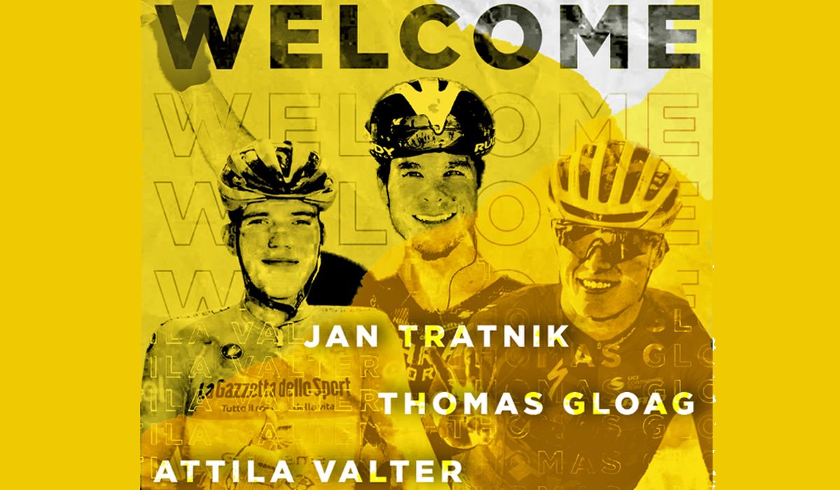 Attila  Valter, Jan Tratnik y Thomas  Gloag, tres nuevos refuerzos para el Jumbo Visma