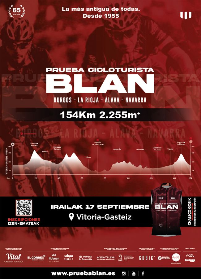cartel prueba cicloturista blan vitoria cartel prueba cicloturista blan vitoria