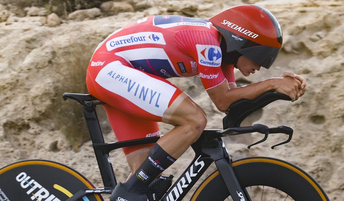 Remco Evenepoel, intratable en la contrarreloj. Foto Luis Ángel Gómez (Sprint Cycling Agency)