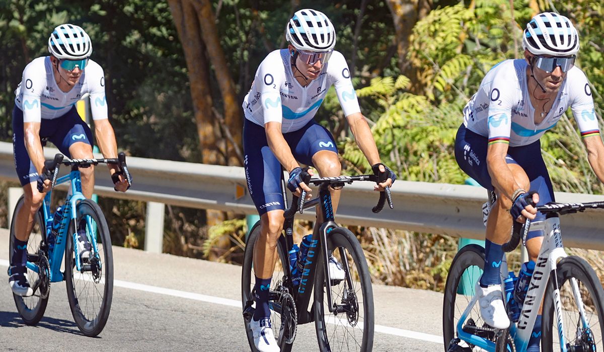 Enric Mas durante la etapa de hoy