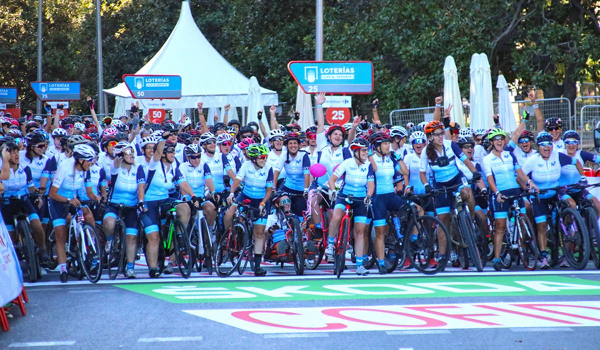 Más de 300 mujeres inundan Madrid de ciclismo femenino en la I Marcha Women In Bike