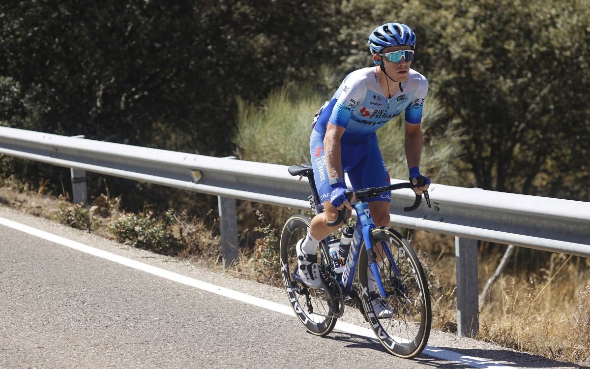 Lawson Craddock durante la pasada Vuelta a España.