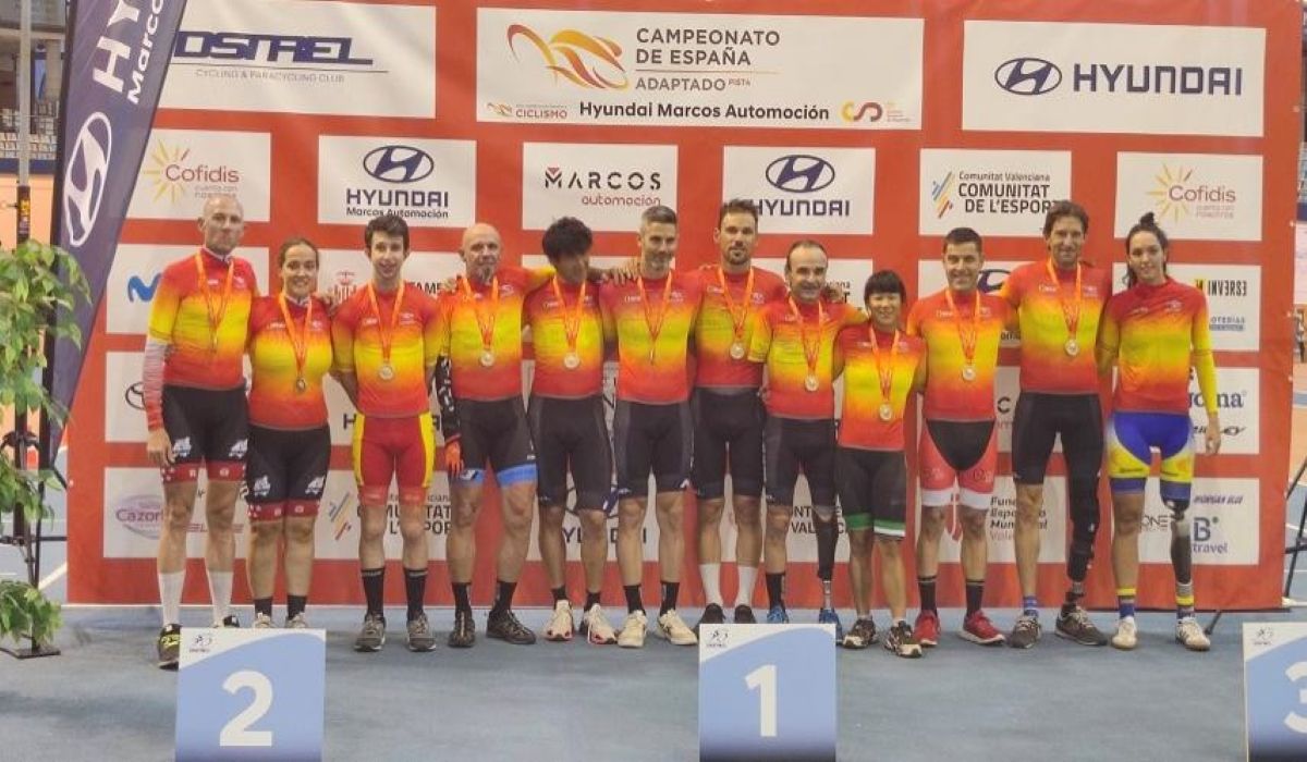 Ganadores en las distintas disciplinas de los campeonatos de España adaptados.