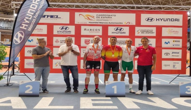 Podio de una prueba de las que se han celebrado hoy. Podio de una prueba de las que se han celebrado hoy.
