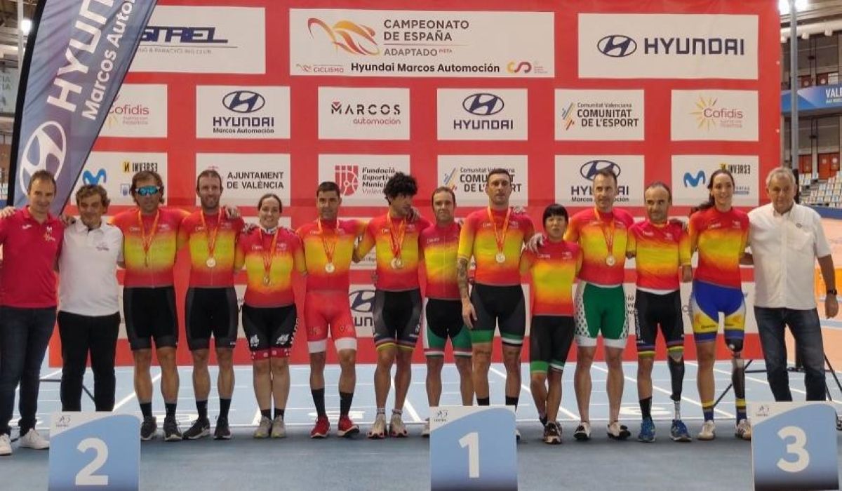 Ganadores del segundo día de pruebas en Valencia. 