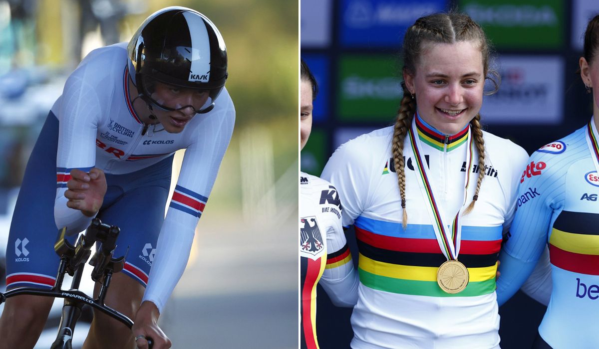Joshua Tarling y Zoe Bäckstedt, campeones del Mundo junior contrarreloj