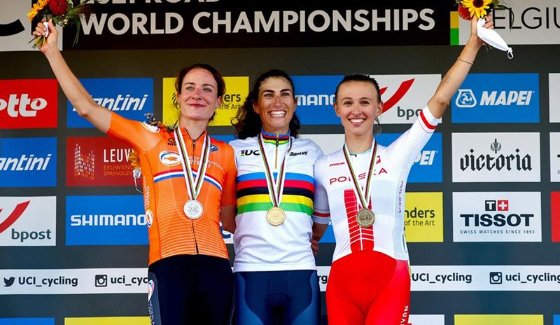 Podio del Mundial de 2021