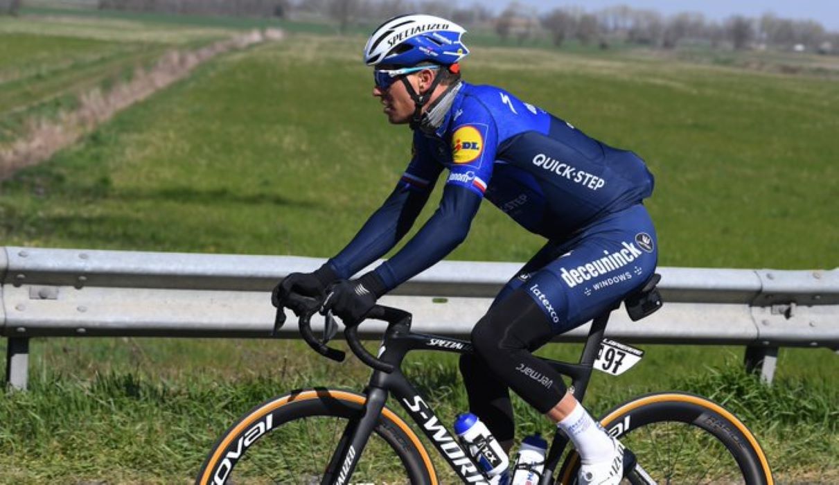 Zdenek Stybar en una imagen de archivo con los colores del equipo Quick Step.