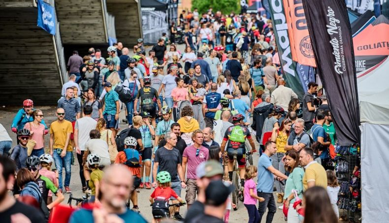 Imagen de la asistencia el festival de este sábado. 