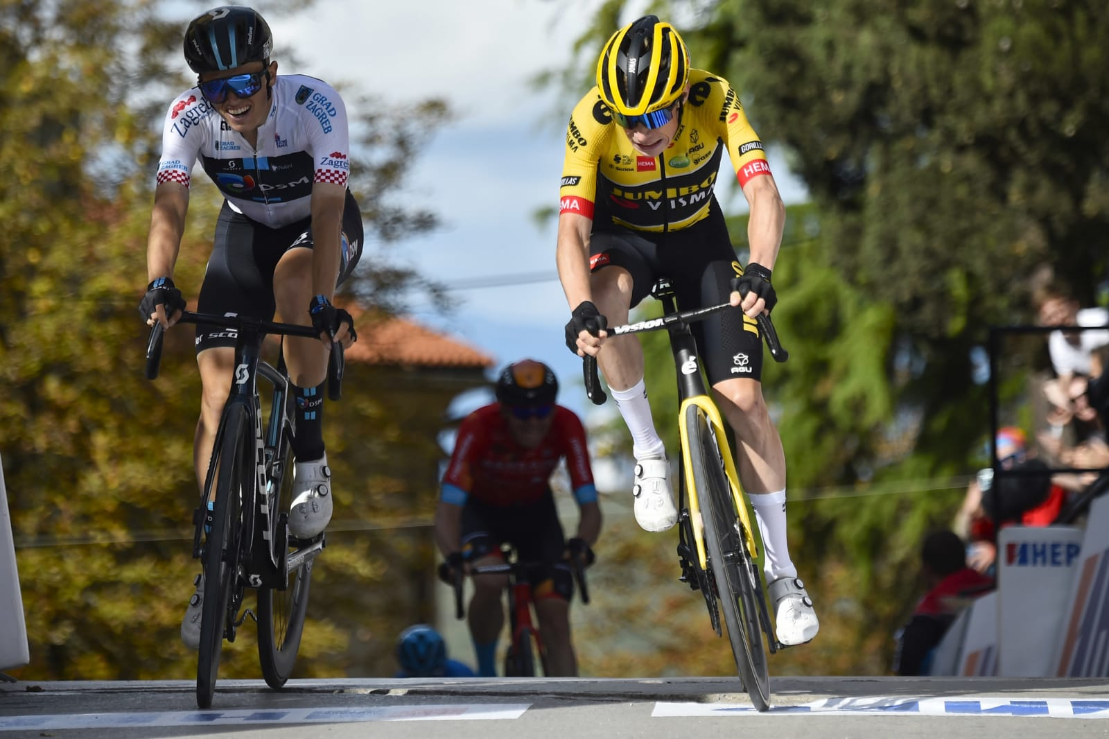 Vingegaard, nuevo líder de la Vuelta a Croacia tras ganar la etapa reina.