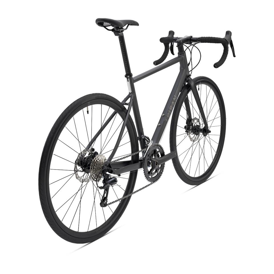 bicicleta carreteracicloturismo triban rc500 negro soraprowheel (1) bicicleta carreteracicloturismo triban rc500 negro soraprowheel (1)