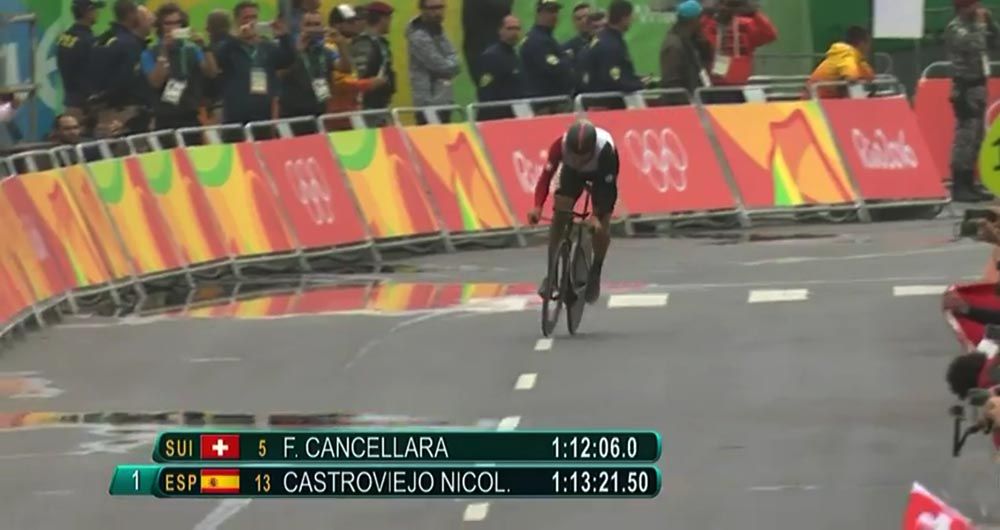 Cancellara intratable contra el crono, oro olímpico