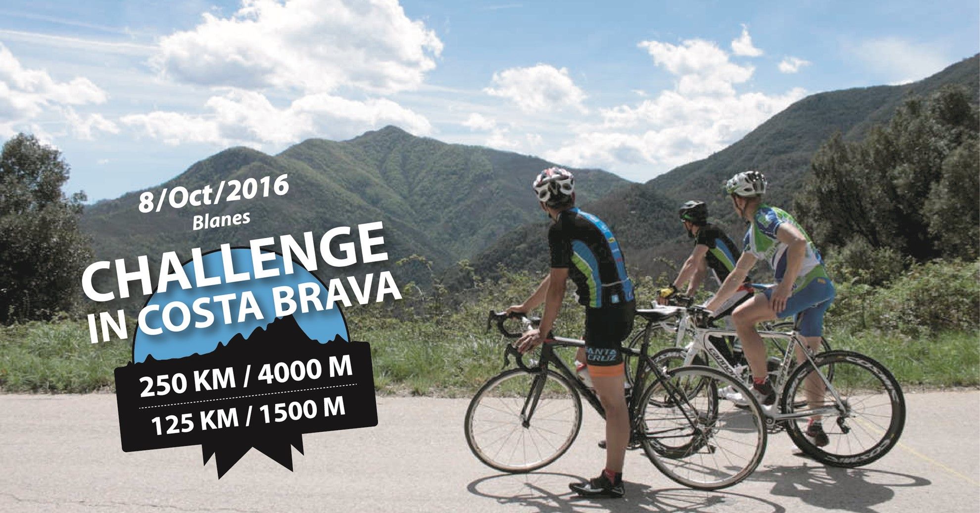 La marcha cicloturista 250/4000 Challenge in Costa Brava en octubre