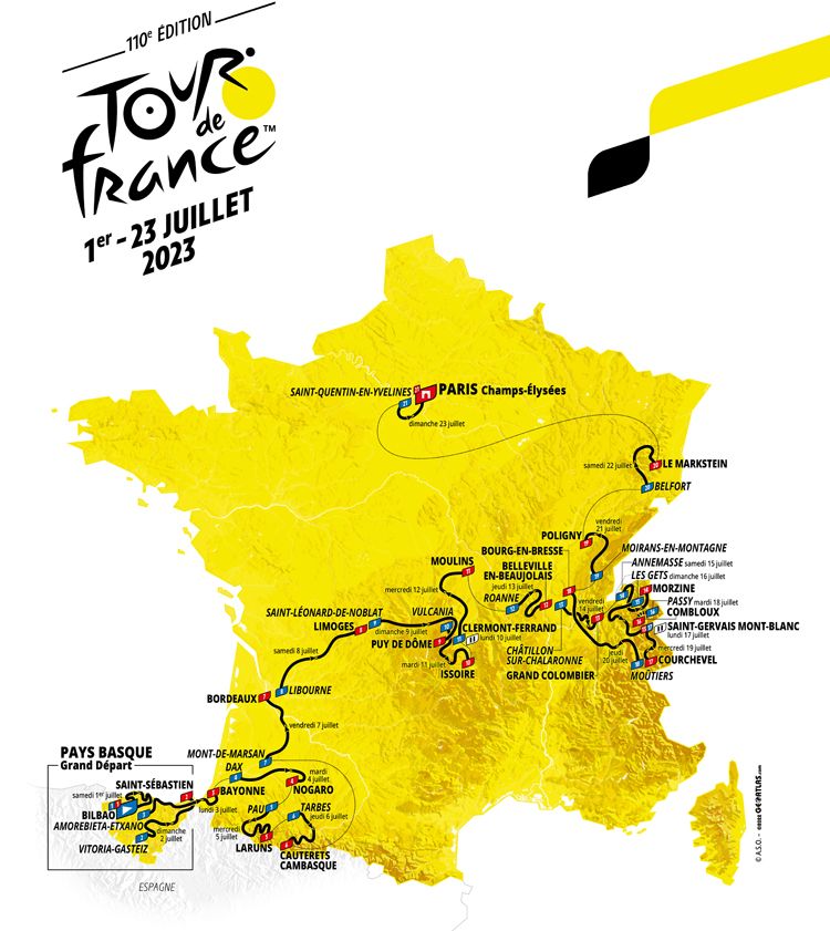 recorrido Tour de Francia 2023 recorrido Tour de Francia 2023