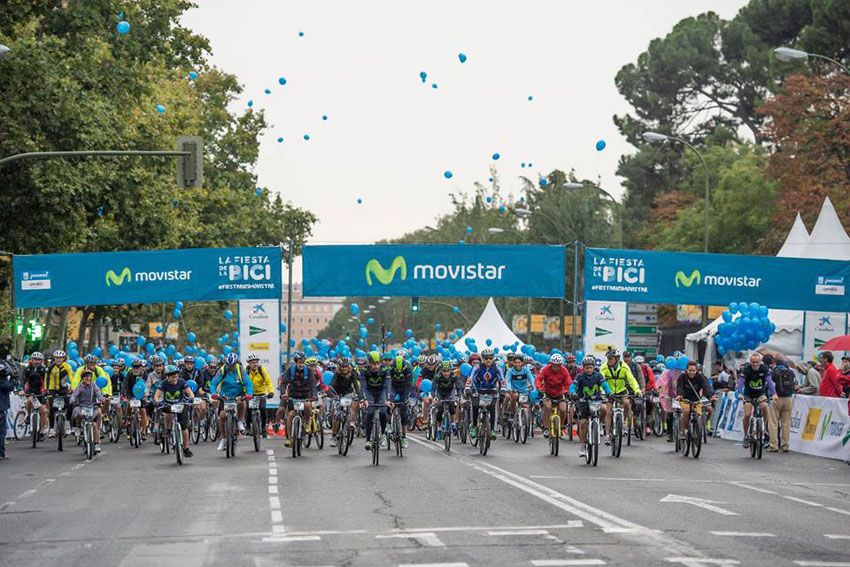 Fiesta de la bici Movistar: un nuevo formato para un Madrid más ciclista