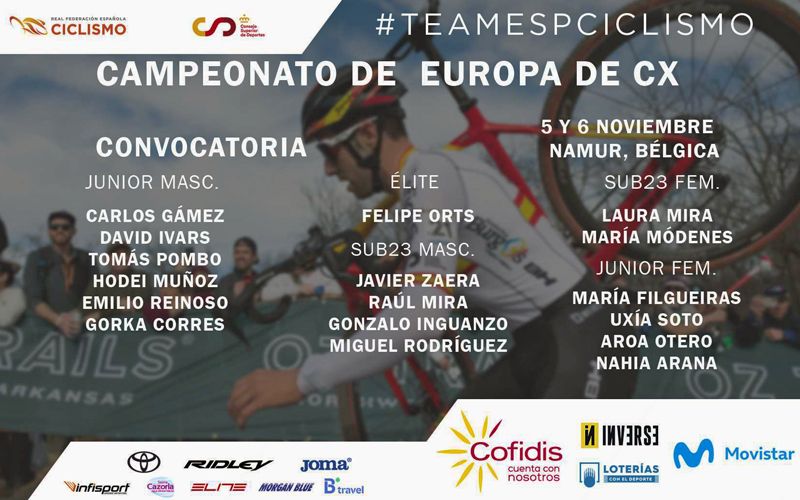 Convocatoria Europeo Namur