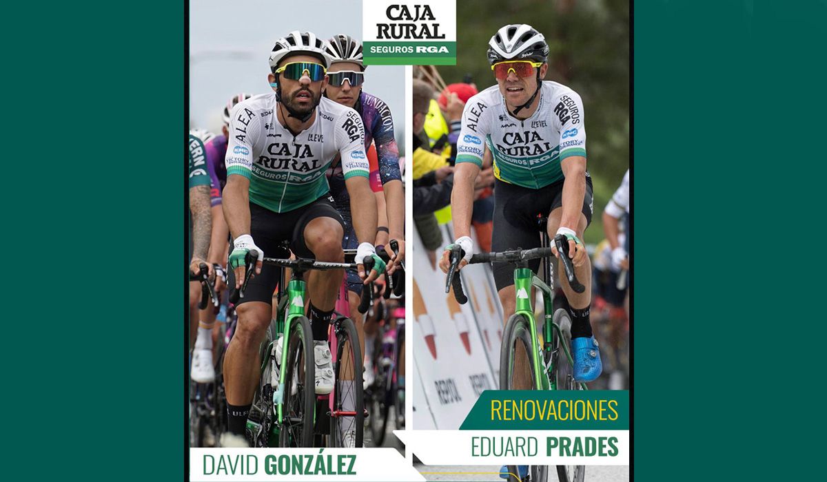 David González y Eduard Prades renuevan con Caja Rural Seguros RGA