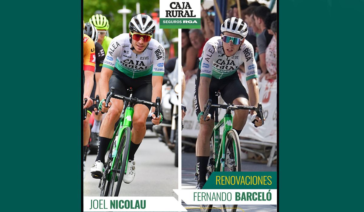 Joel Nicolau y Fernando Barceló renuevan hasta 2024 con Caja Rural Seguros RGA