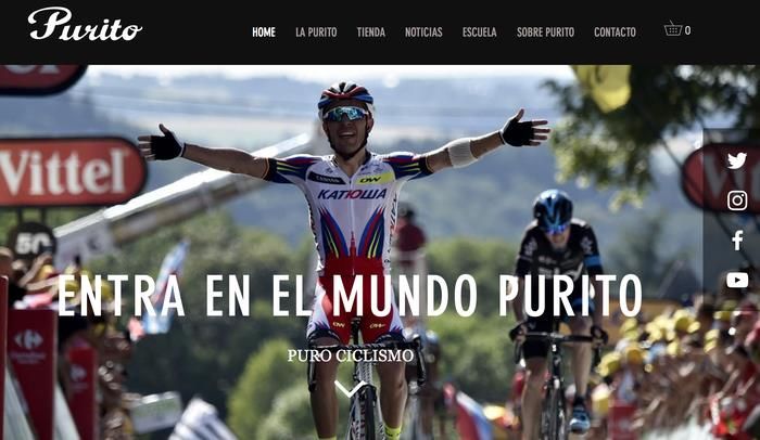 Purito Rodríguez presenta su nueva página web