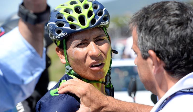 Nairo Quintana pasa revisión para comprobar el estado de su escápula