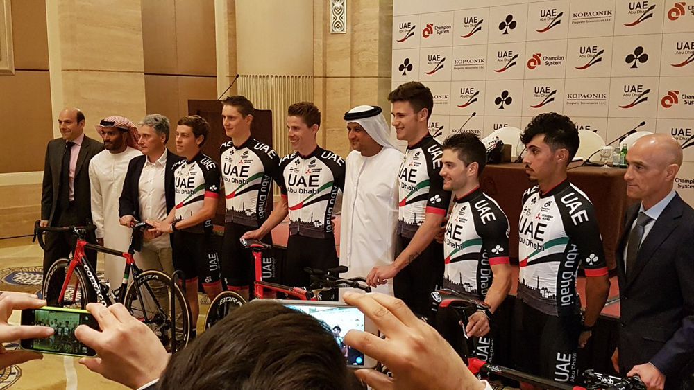 El UAE-Abu Dhabi, antiguo Lampre-Merida, se presenta oficialmente