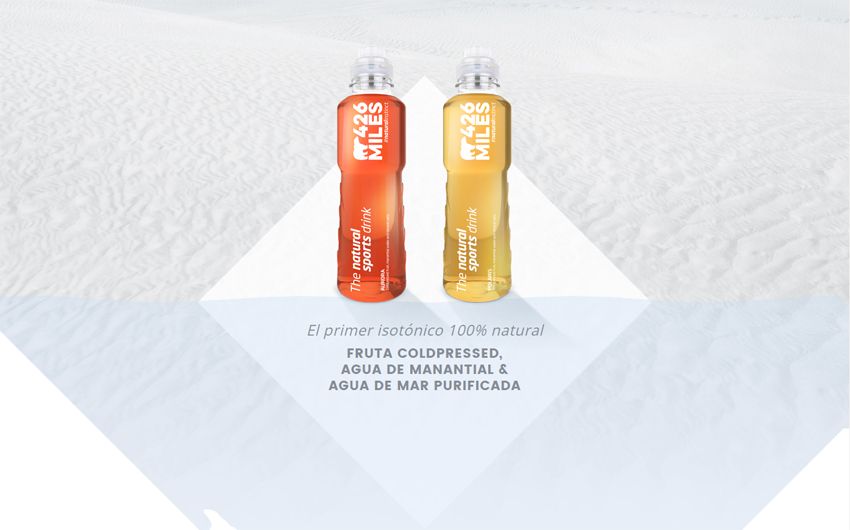 426Miles, la primera bebida isotónica 100% natural