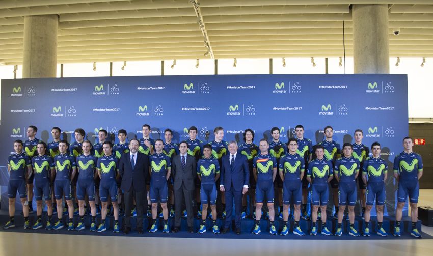 Movistar Team presenta oficialmente su escuadra para 2017
